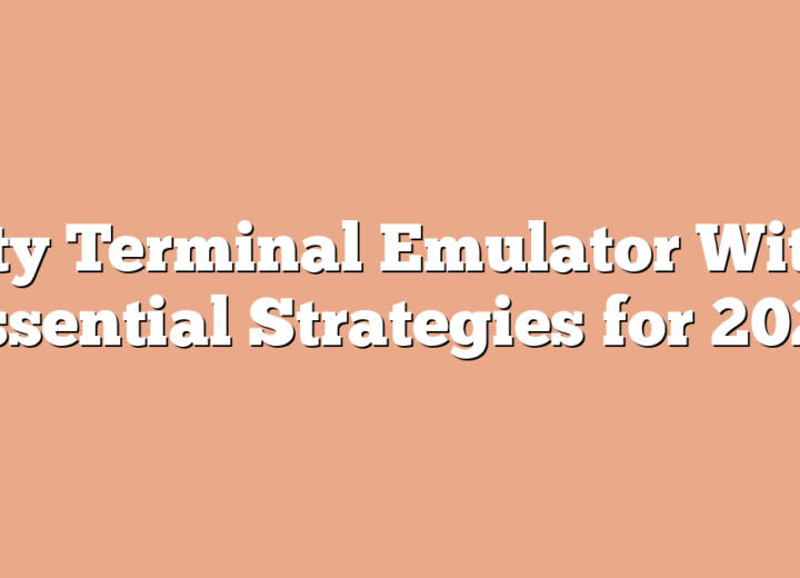 Ratty Terminal Emulator With: 7 Essential Strategies for 2026