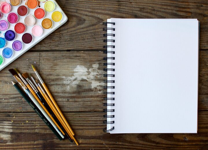 People collaborating creatively with playful expressions