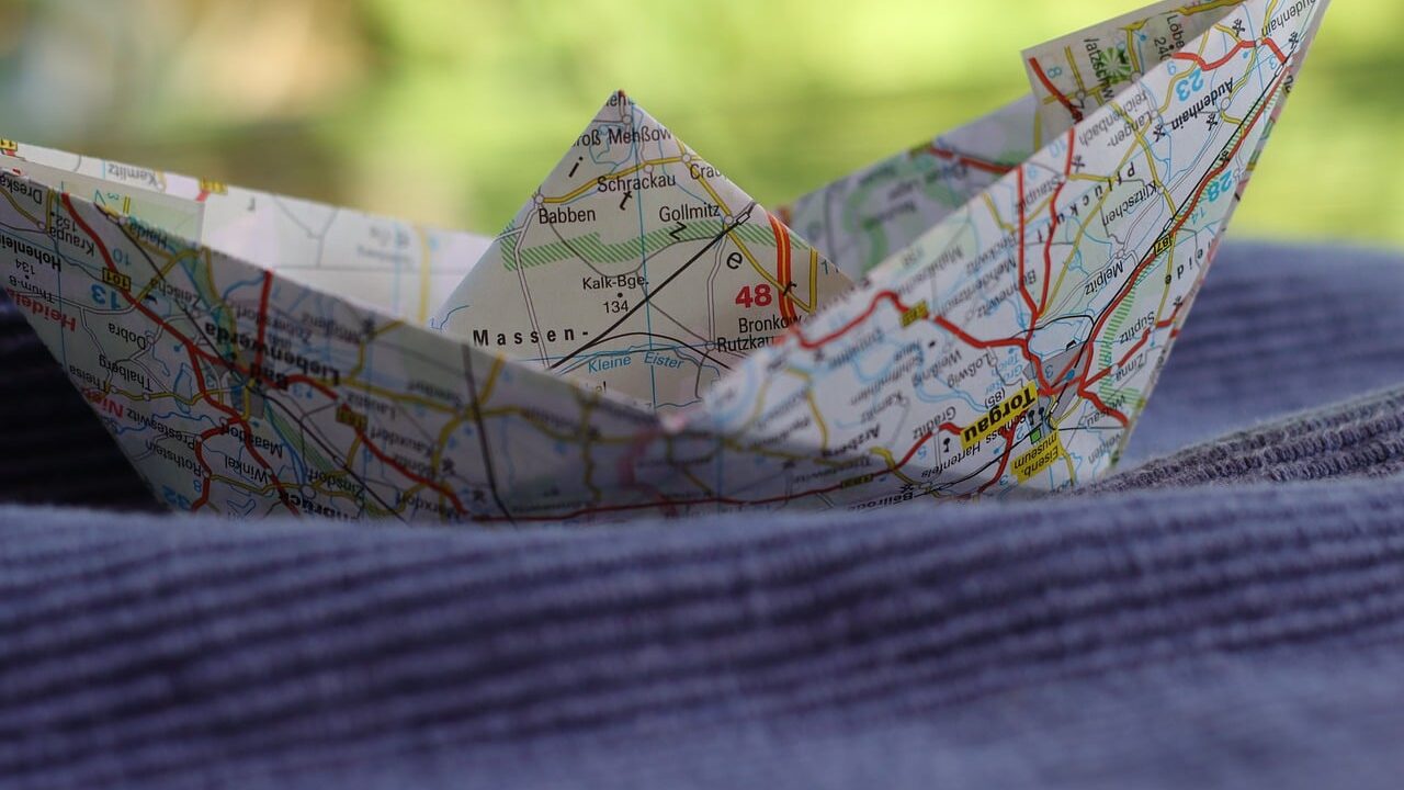A detailed map highlighting uncharted areas of San Rita