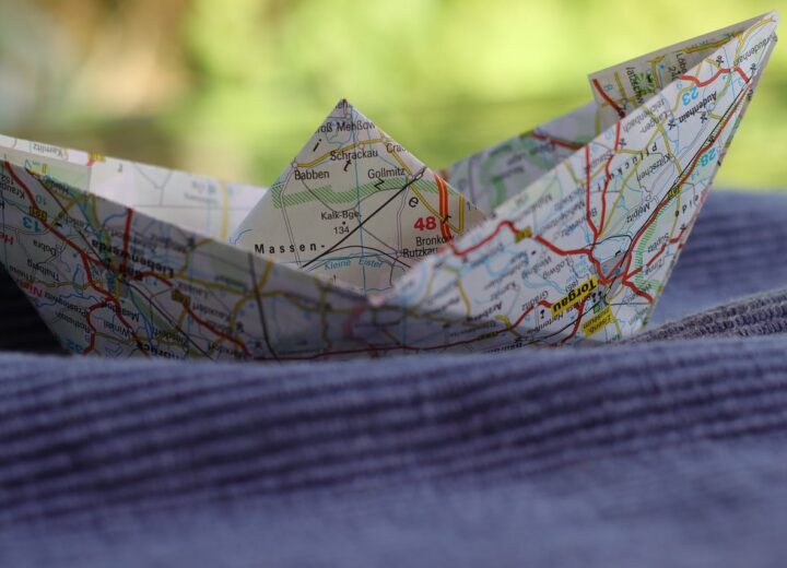 A detailed map highlighting uncharted areas of San Rita