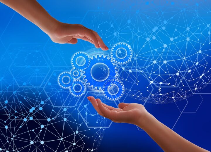Illustration of blockchain tokens representing tokenomics in software engineering
